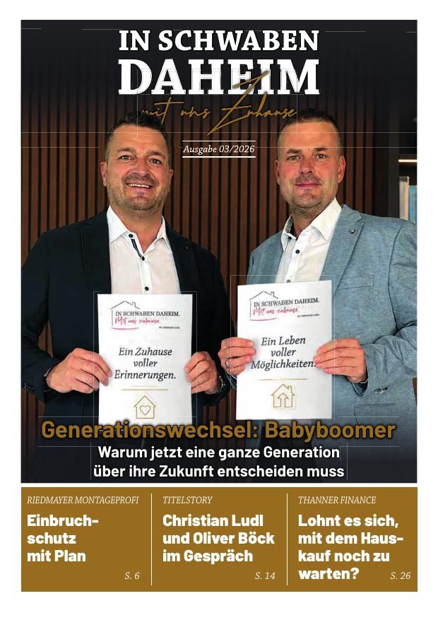 Cover der Ausgabe 03/2026: Ein Zuhause voller Erinnerungen